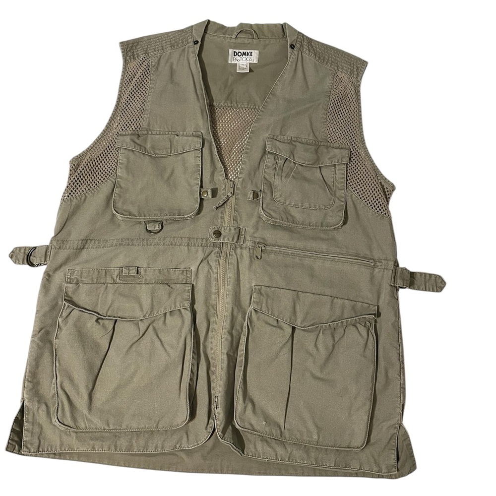 Domke PhoTOGS Vest Mens XL Photographer
Hiking Fishing Hunting Vest Vented Khaki